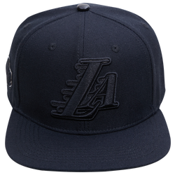 Men's - Pro Standard Lakers Logo Snapback Hat - Black/Black