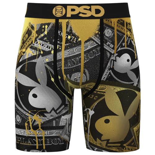 

PSD Mens PSD PB Money Underwear - Mens Black/Yellow Size XXL