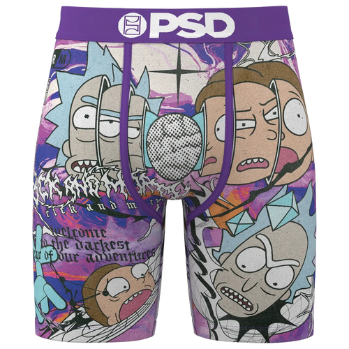 

PSD Mens PSD R&M Void Underwear - Mens Purple/Multi Size XXL