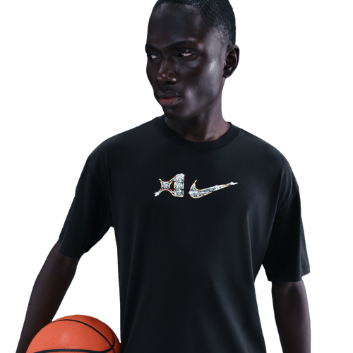 Nike Womens  Dri-fit A'ja Short Sleeve T-shirt In Black