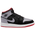 Jordan Air Jordan 1 à mi-cheville - Garçons, Scolaire Rouge feu/Gris ciment/Noir