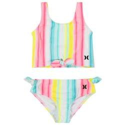 Girls' Preschool - Hurley Crop Tankini 2 Piece Swim Set  - White