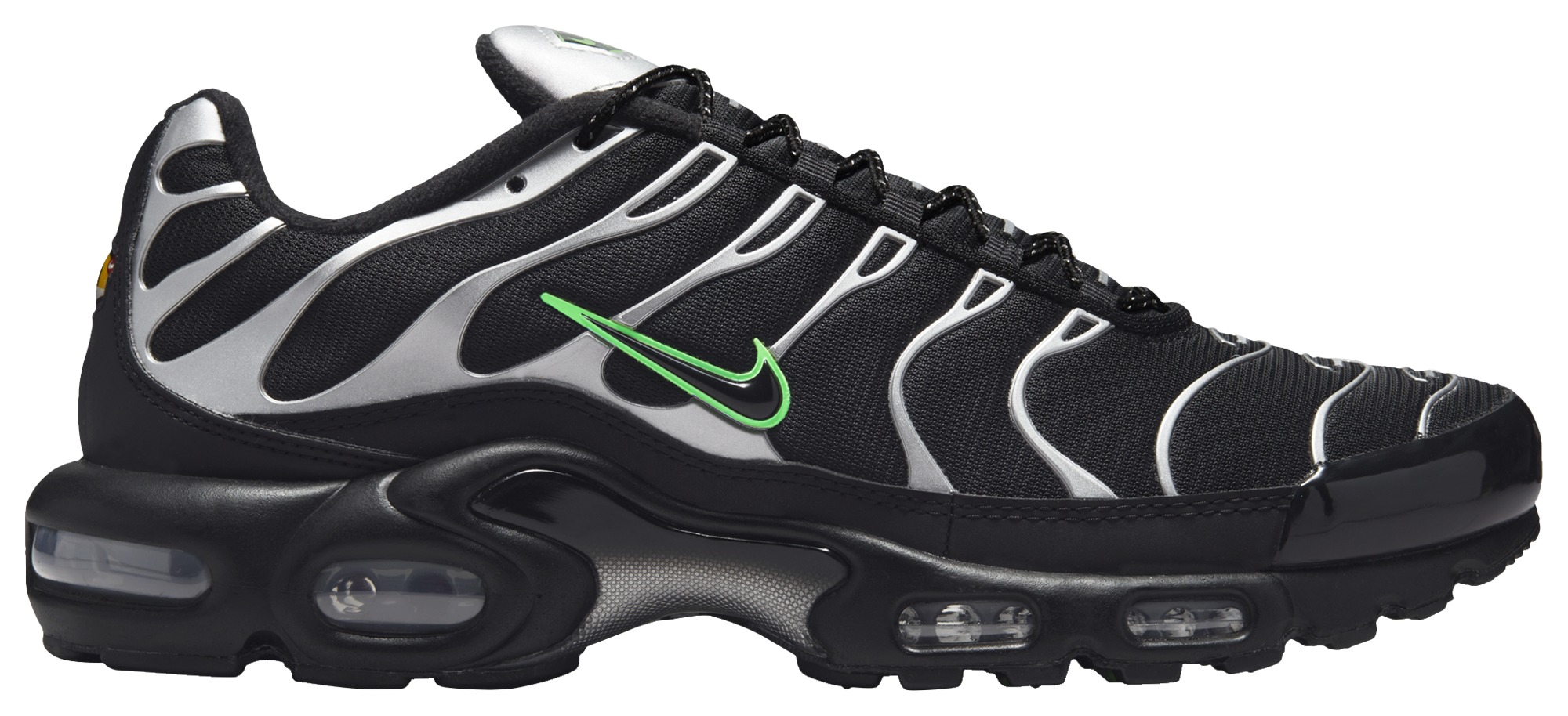 black nike air max plus