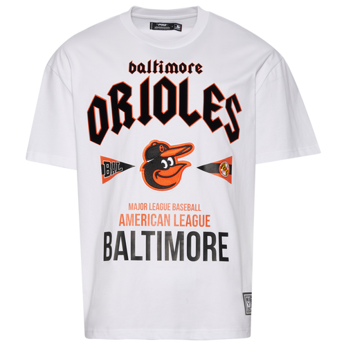 

Pro Standard Mens Pro Standard Orioles City Tour T-Shirt - Mens White/White Size M