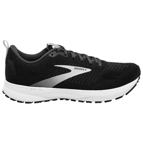 

Brooks Mens Brooks Revel 4 - Mens Running Shoes Black/Oyser/Silver Size 09.5