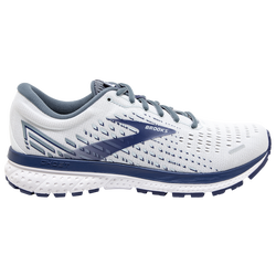 Men's - Brooks Ghost 13 - White/Grey/Cobalt