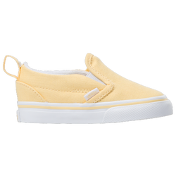 Girls' Toddler - Vans Classic Slip On - Yellow/White