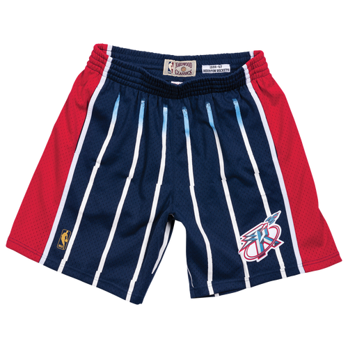 

Mitchell & Ness Mens Houston Rockets Mitchell & Ness Rockets Swingman Shorts - Mens Navy Size L