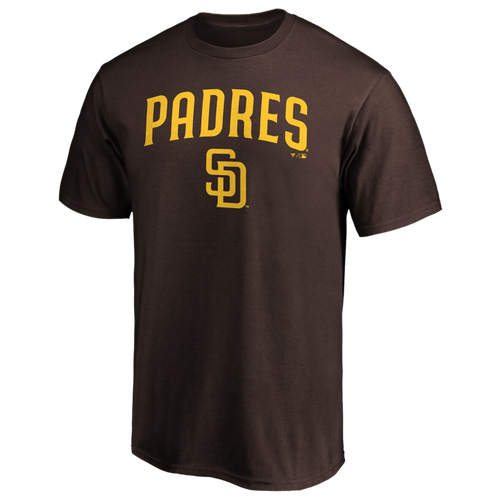 

Fanatics Mens San Diego Padres Fanatics Padres Logo Lockup T-Shirt - Mens Brown/Brown Size XXL