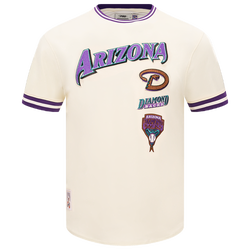 Men's - Pro Standard DIAMONDBACKS RETRO CLASSIC DK TEE - Eggshell/Purple
