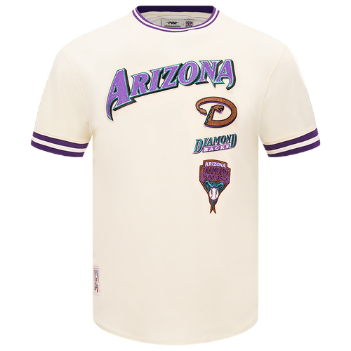 Pro Standard DIAMONDBACKS RETRO CLASSIC DK TEE - Pro Standard Eggshell/Purple