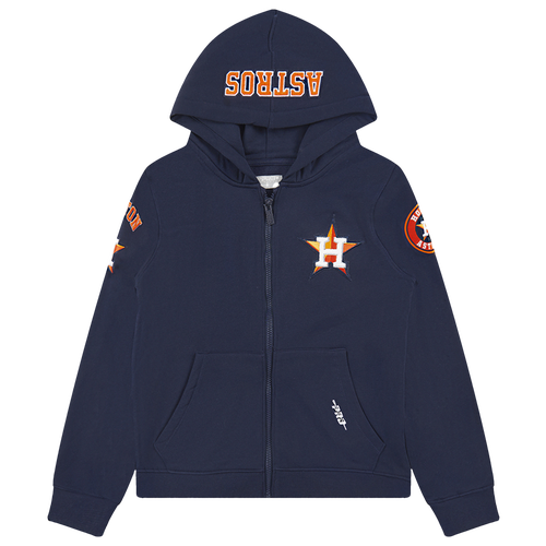  - Pro Standard Houston Astros Classic Flc Fz Hoodie - Midnight Navy