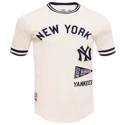 Men's - Pro Standard YANKEES RETRO CLASSIC DK TEE - Eggshell/Midnight Navy