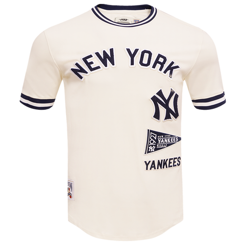 MENS - Pro Standard YANKEES RETRO CLASSIC DK TEE - Eggshell/Midnight Navy