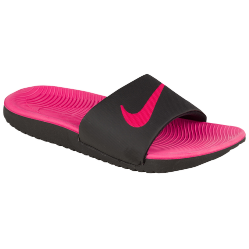 

Girls Preschool Nike Nike Kawa Slide - Girls' Preschool Shoe Black/Vivid Pink Size 12.0