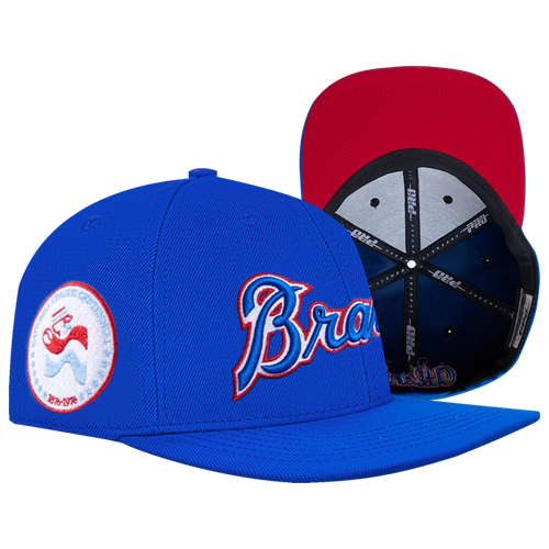 Pro Standard Mens Atlanta Braves  Braves Retro Classic Snapback Hat In Royal/white