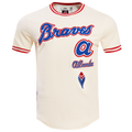 Pro Standard BRAVES RETRO CLASSIC DK TEE - Pro Standard Eggshell/Red