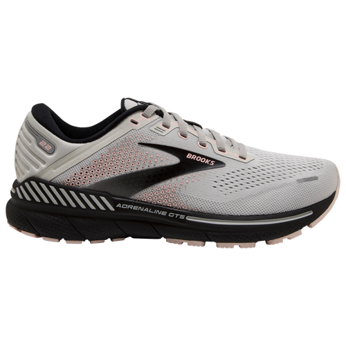 

Brooks Womens Brooks Adrenaline GTS 22 - Womens Shoes Grey/Pink/Black Size 12.0