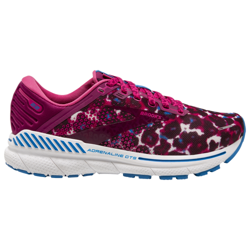 Brooks Women's Adrenaline Gts 22 Running Shoes In Magenta/white/raspberry
