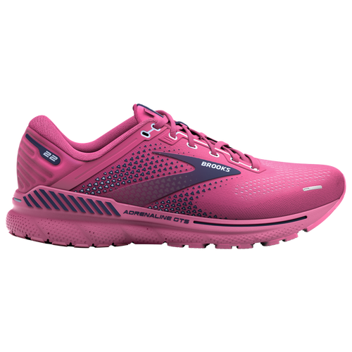 Brooks Women's Adrenaline Gts 22 Running Sneakers From Finish Line In Rose/peacoat/kentucky Blue