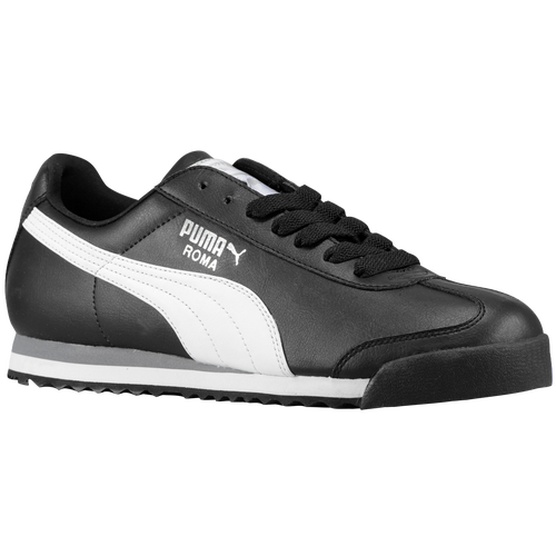

PUMA Mens PUMA Roma Basic - Mens Shoes Black/White Size 08.5