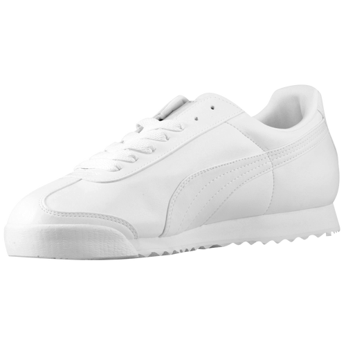 

PUMA Mens PUMA Roma Basic - Mens Shoes White/Light Grey Size 11.0