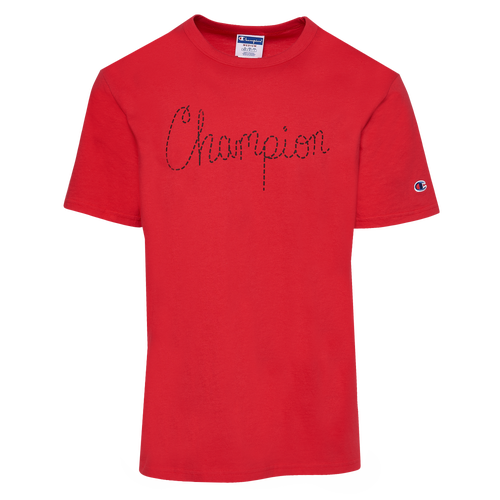 

Champion Mens Champion Varsity T-Shirt - Mens Red/Black Size L