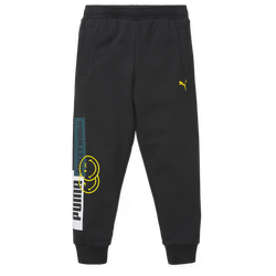 Girls' Grade School - PUMA Smiley Joggers - Black