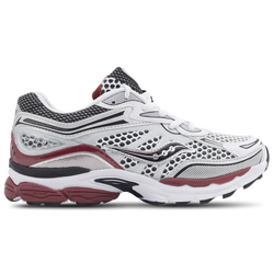 Boys' Grade School - Saucony Omni 9  - White/Silver/Red