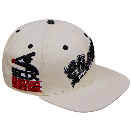 

Pro Standard Mens Chicago White Sox Pro Standard White Sox Retro Classic Snapback Hat - Mens Eggshell/Black Size One Size