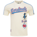 Pro Standard CARDINALS RETRO CLASSIC SJ STRIPED TEE - Pro Standard Eggshell/University Blue