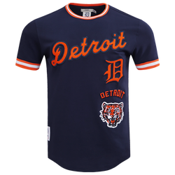 Men's - Pro Standard TIGERS RETRO CLASSIC DK TEE - Midnight Navy/Midnight Navy/Orange