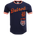 Pro Standard TIGERS RETRO CLASSIC DK TEE - Men's Midnight Navy/Midnight Navy/Orange