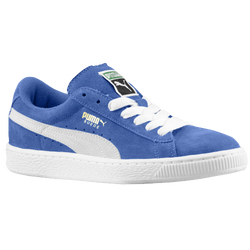 Boys' Grade School - PUMA Suede Classic - Snorkel Blue/White