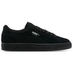 Boys' Grade School - PUMA Suede Classic - Black/Silver