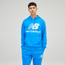 New Balance Essentials Stacked PO Hoodie - Men's Royal