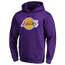 Fanatics Lakers NUT Primary Logo Pullover Hoodie - Men's Purple