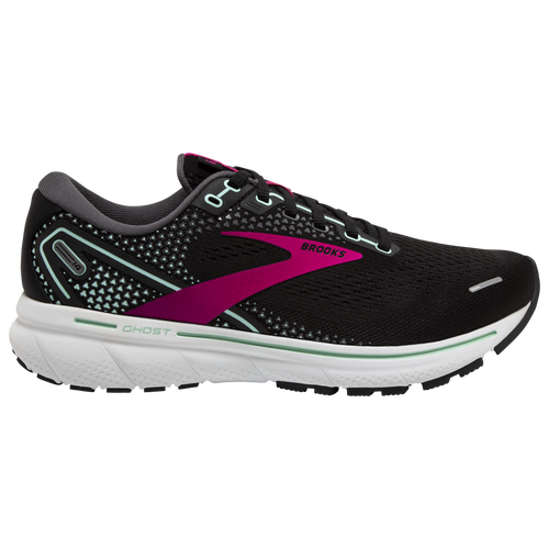 

Brooks Womens Brooks Ghost 14 - Womens Shoes Black/Pink/Yucca Size 09.5