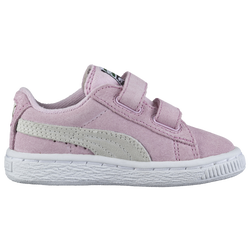 Girls' Toddler - PUMA Suede Classic - Pink Lady/White/Team Gold