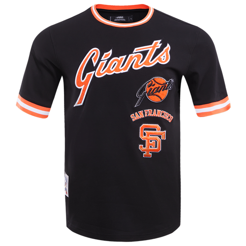 MENS - Pro Standard GIANTS RETRO CLASSIC DK TEE - Black/Orange