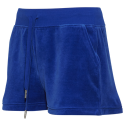 Women's - Juicy Couture Velour Shorts - Blue/Blue