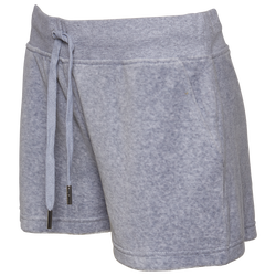 Women's - Juicy Couture Velour Shorts - Grey/Grey