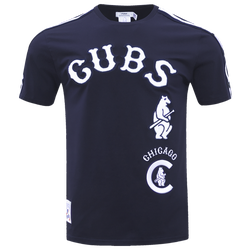 Men's - Pro Standard CUBS RETRO CLASSIC SJ STRIPED TEE - Midnight Navy