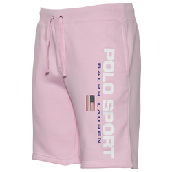 Men's - Polo Ralph Lauren Graphic Fleece Shorts - Pink/Pink
