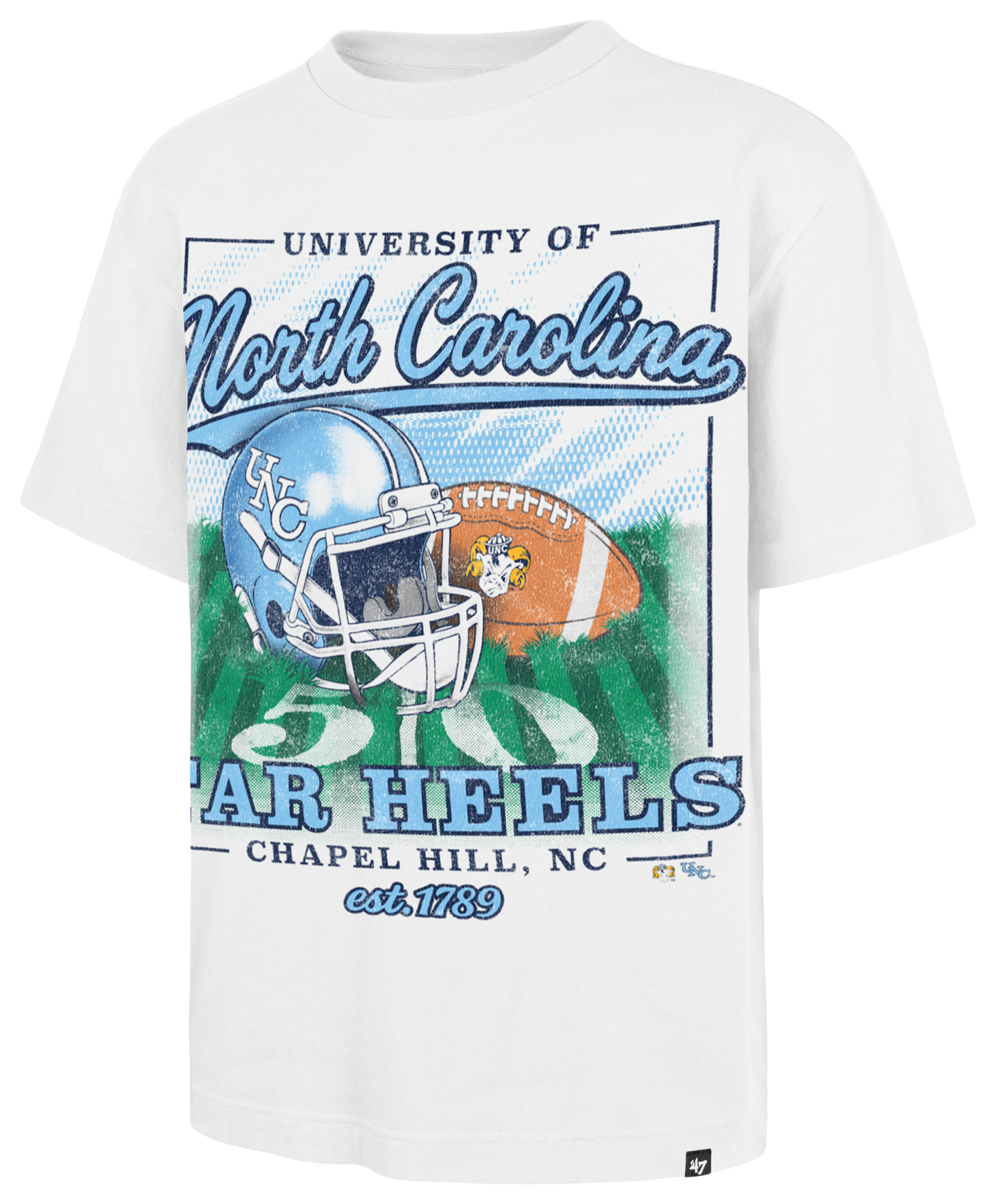 47 Brand North Carolina Vintage Logo T-Shirt  - Men's