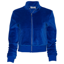 Women's - Juicy Couture Velour Jacket - Blue/Blue
