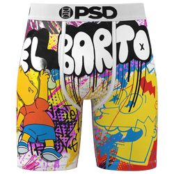 Men's - PSD Bart Casso Briefs  - White/Pink/Yellow