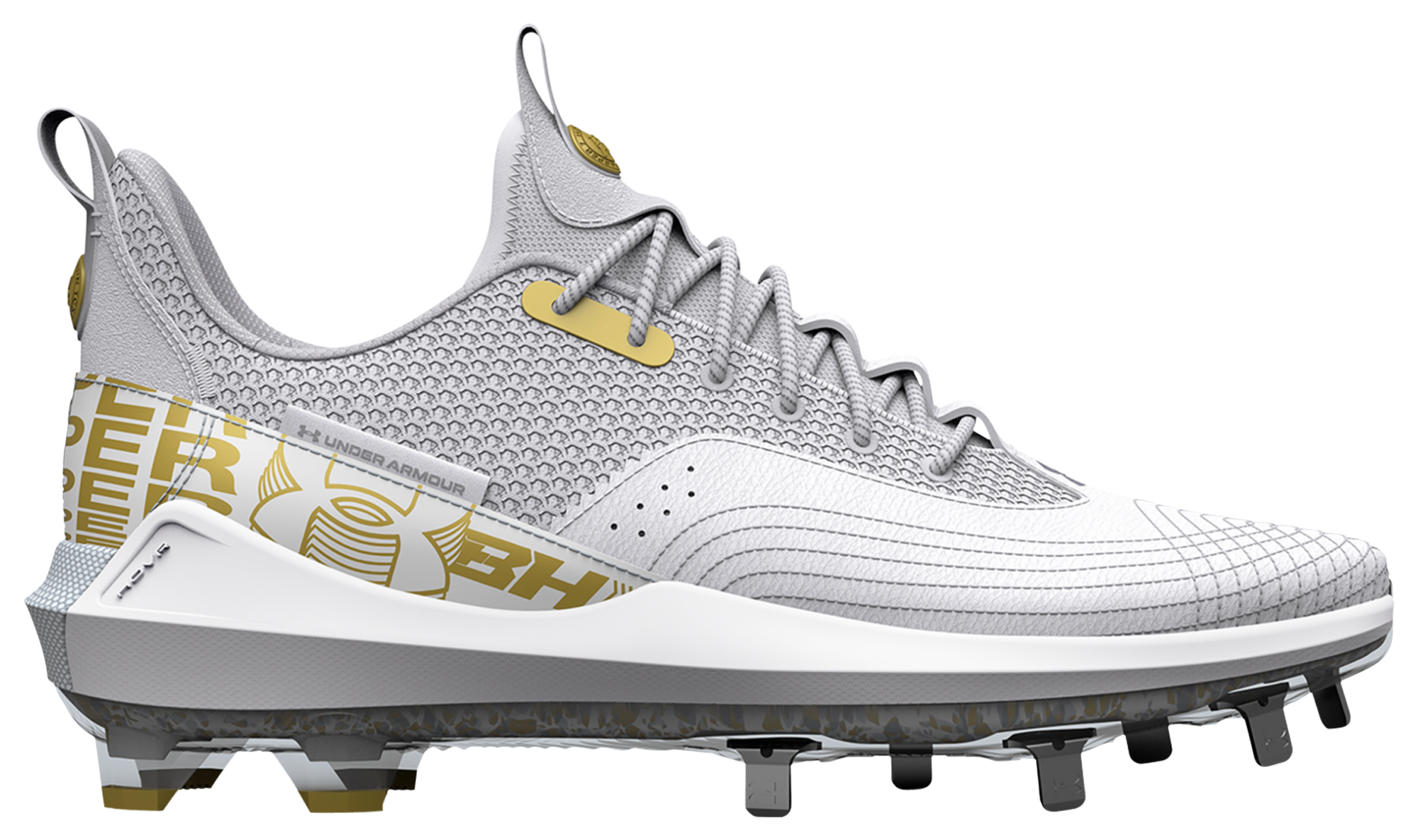 Under Armour Men's Harper 7 Low St Baseball Cleats - Gray, 11.5