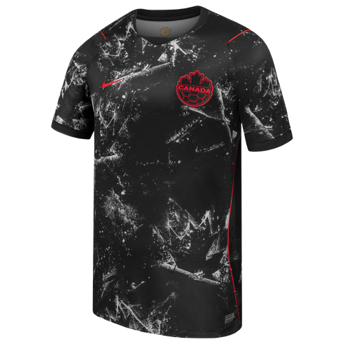 Nike Mens Canada  Canada Replica Stadium Jersey In Black/white