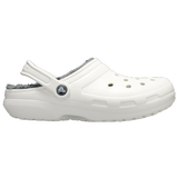 White/Grey - Croc W Clsc Lined-wh/gy